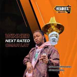 14th Headies: Omah Lay wins Next Rated category