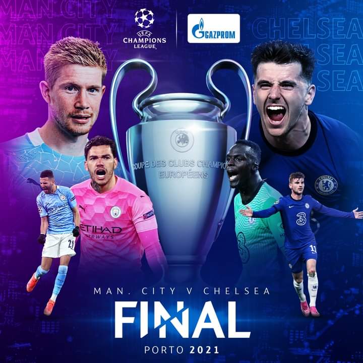 Live Stream â€“ Manchester City vs Chelsea 2021 Champions League Final.