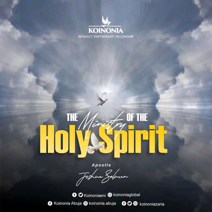 Apostle Joshua Selman - The Ministry of the Holy Spirit | Sermon Download